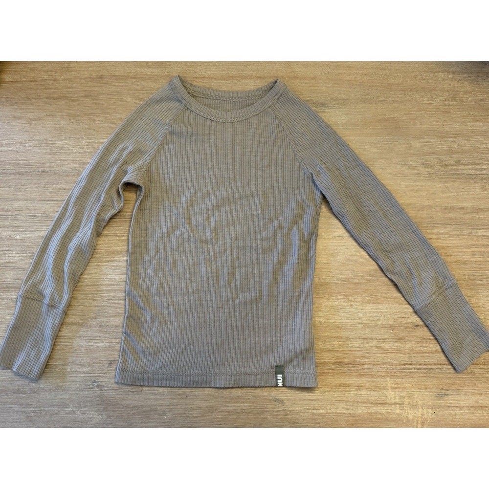 Nui Organics Merino Crew Base Layer Size 5y 5